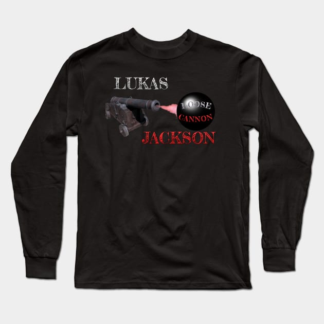 Lukas Jackson “Loose Cannon” Long Sleeve T-Shirt by WWA Backyard Wrestling